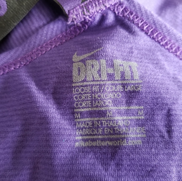 Nike Tank Top purple only - Medium - Picture 3 of 4